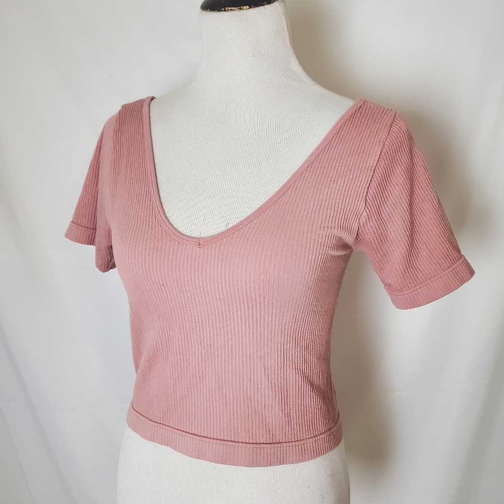 Love Tree women's rose pink crop top